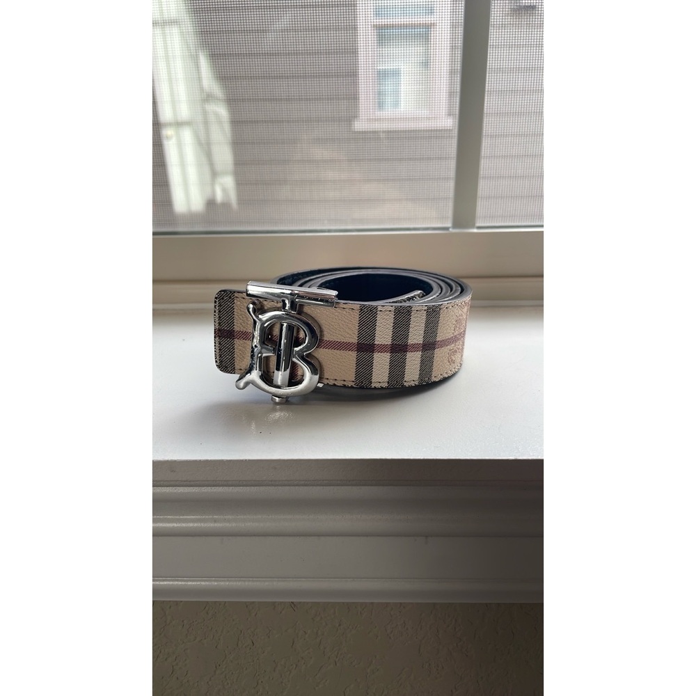 Classic Check Buckle Belt